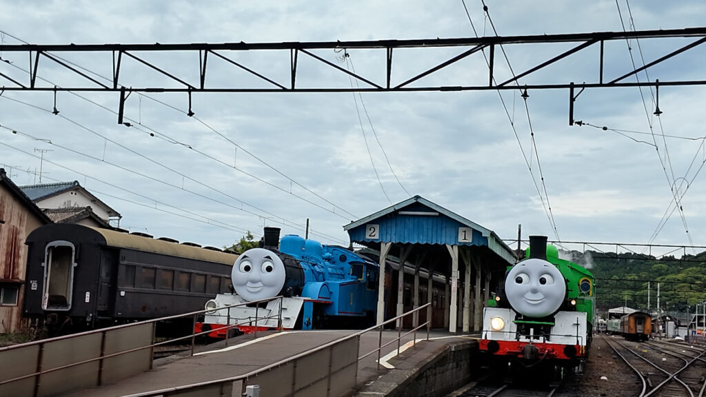 昨年は会えなかったトーマスと、並んでいたパーシー。