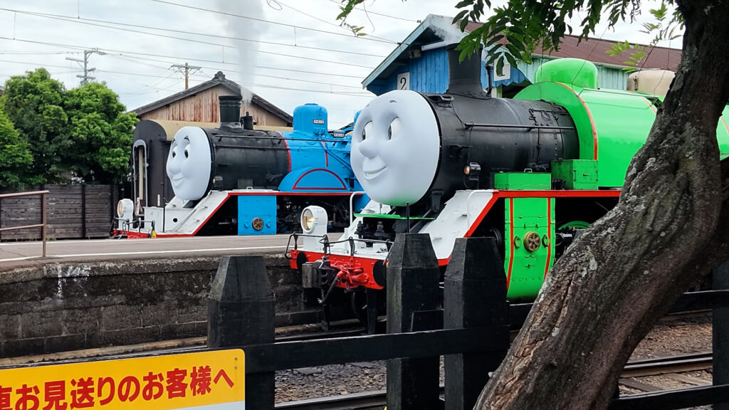 ついに会えた、復活したトーマスとパーシー。